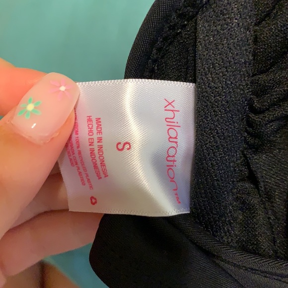 Black Halter Neck Swim Top - Picture 4 of 4